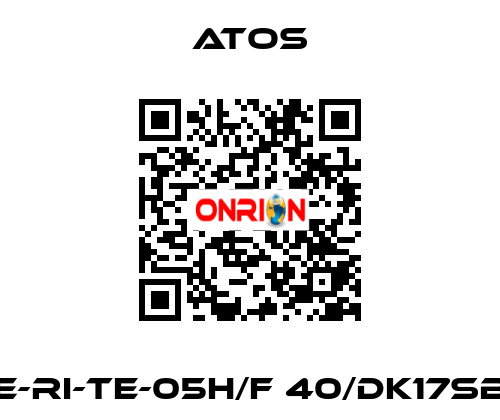 E-RI-TE-05H/F 40/DK17SB Atos