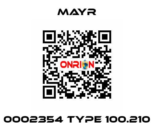 0002354 TYPE 100.210 Mayr