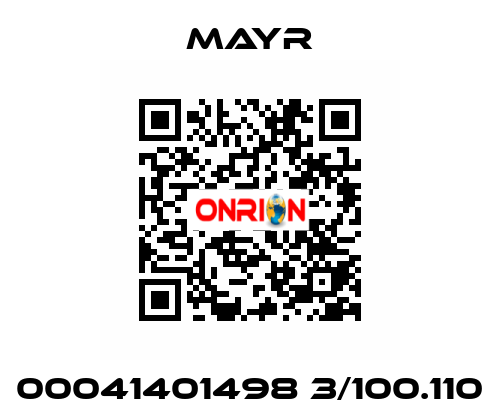 00041401498 3/100.110 Mayr