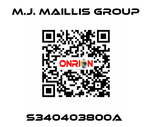 S340403800A  M.J. MAILLIS GROUP