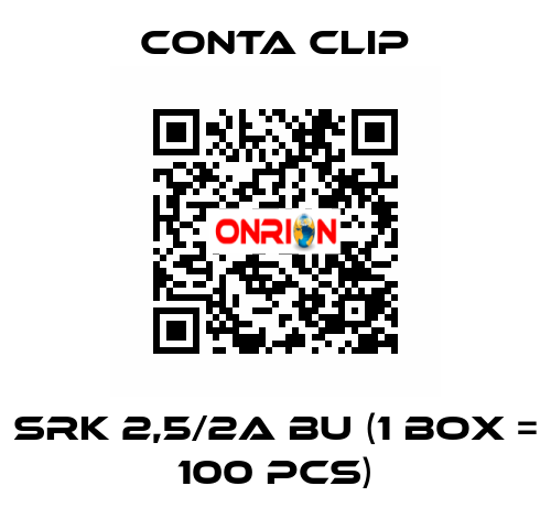 SRK 2,5/2A BU (1 box = 100 pcs) Conta Clip
