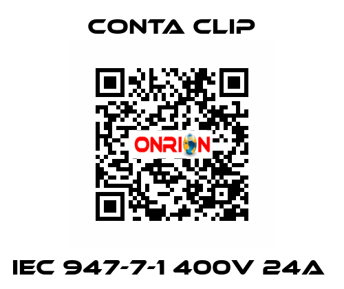 IEC 947-7-1 400V 24A  Conta Clip