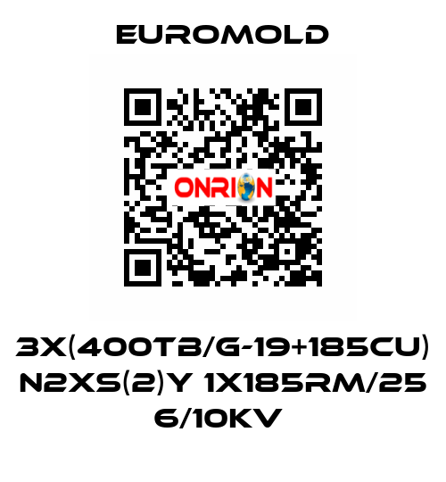 3X(400TB/G-19+185CU) N2XS(2)Y 1X185RM/25 6/10KV  EUROMOLD