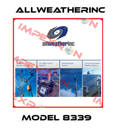Model 8339  Allweatherinc