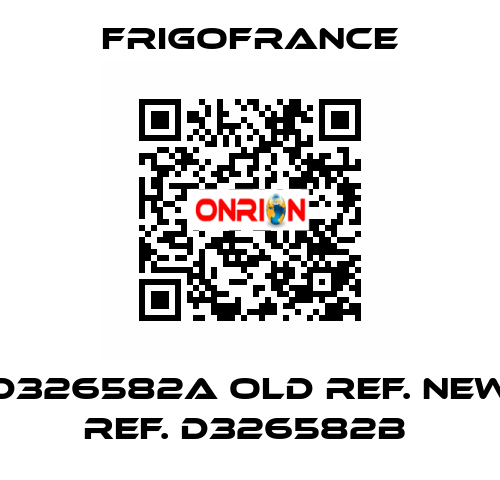 D326582A old ref. new ref. D326582B  Frigofrance