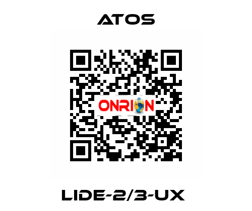 LIDE-2/3-UX  Atos