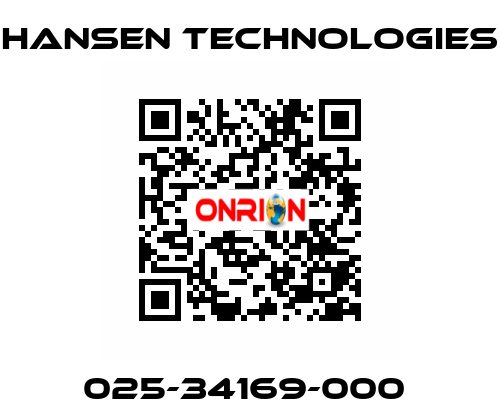 025-34169-000  HANSEN TECHNOLOGIES
