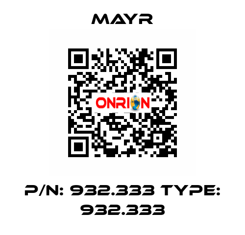 P/N: 932.333 Type: 932.333 Mayr