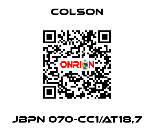 JBPN 070-CC1/AT18,7 Colson
