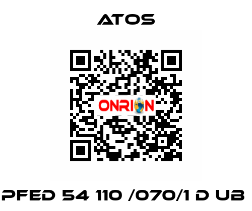 PFED 54 110 /070/1 D UB  Atos