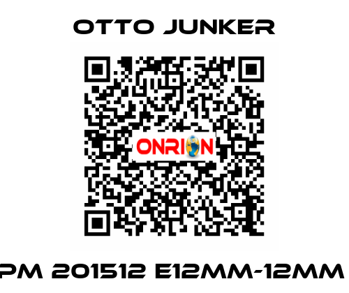 PM 201512 E12MM-12MM  Otto Junker