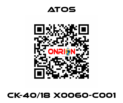 CK-40/18 X0060-C001 Atos