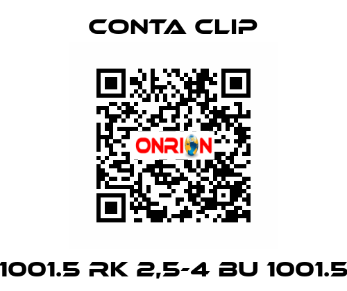 1001.5 RK 2,5-4 BU 1001.5 Conta Clip