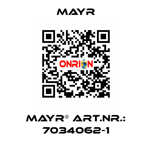 mayr® Art.Nr.: 7034062-1 Mayr