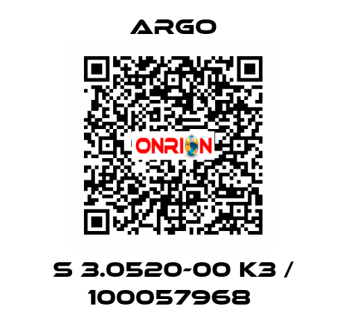 S 3.0520-00 K3 / 100057968  Argo