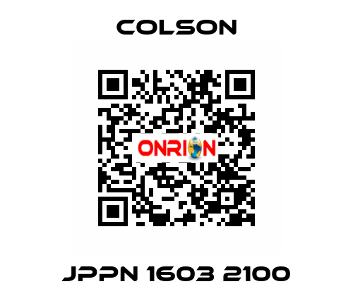 JPPN 1603 2100 Colson