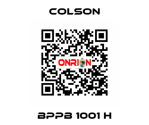 BPPB 1001 H Colson