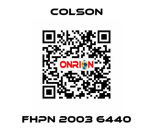FHPN 2003 6440 Colson