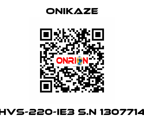 HVS-220-IE3 S.N 1307714 Onikaze