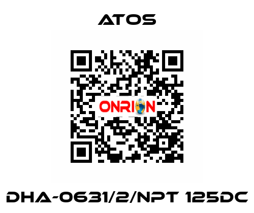 DHA-0631/2/NPT 125DC Atos