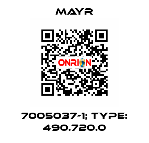 7005037-1; Type: 490.720.0 Mayr