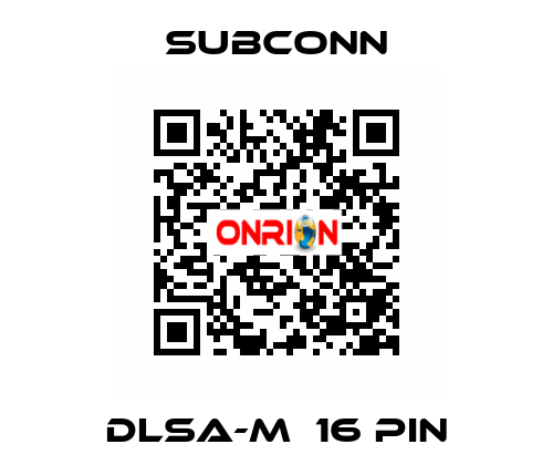 DLSA-M  16 pin SubConn