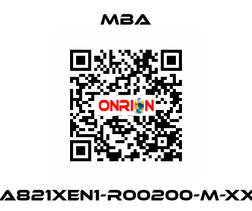 MBA821XEN1-R00200-M-XXXX MBA