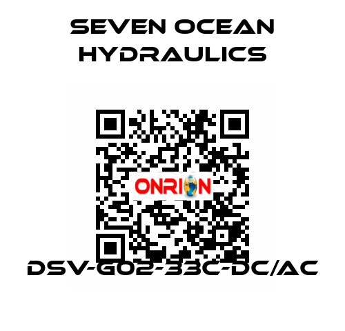 DSV-G02-33C-DC/AC Seven Ocean Hydraulics