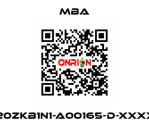 MBA220ZKB1N1-A00165-D-XXXXXXXX MBA