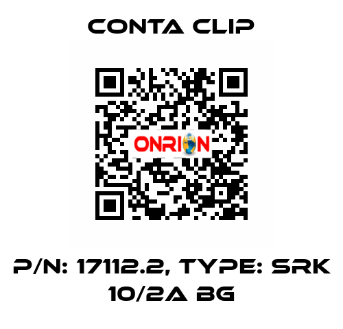 P/N: 17112.2, Type: SRK 10/2A BG Conta Clip