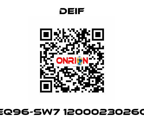 EQ96-SW7 1200023026C Deif