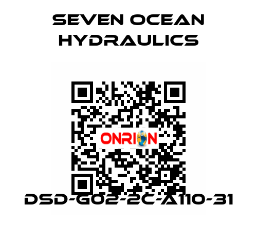 DSD-G02-2C-A110-31 Seven Ocean Hydraulics