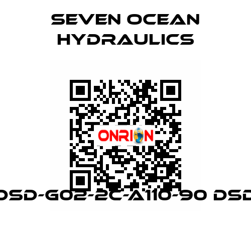 DSD-G02-2C-A110-90 DSD Seven Ocean Hydraulics