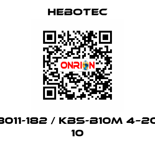 3011-182 / KBS-B10M 4–20 10 HEBOTEC