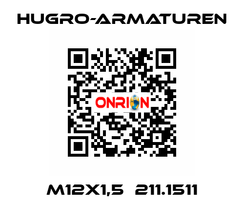 M12x1,5  211.1511 Hugro-Armaturen