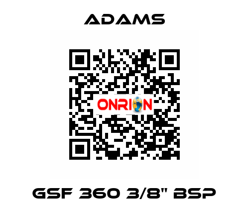 GSF 360 3/8" BSP ADAMS