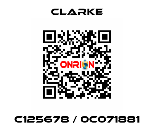 C125678 / 0C071881 Clarke