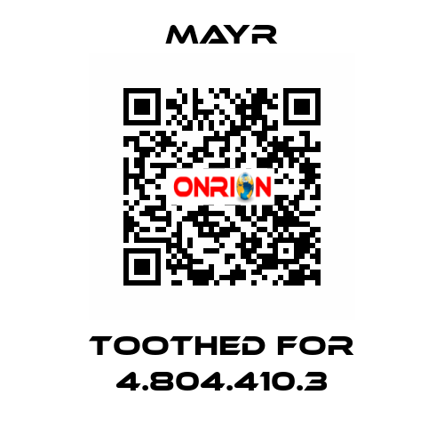 toothed for 4.804.410.3 Mayr