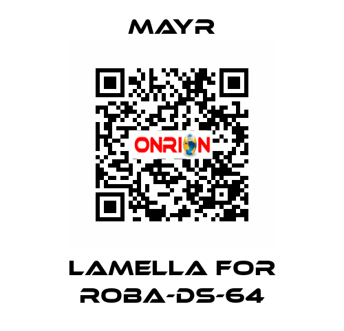 lamella for Roba-DS-64 Mayr