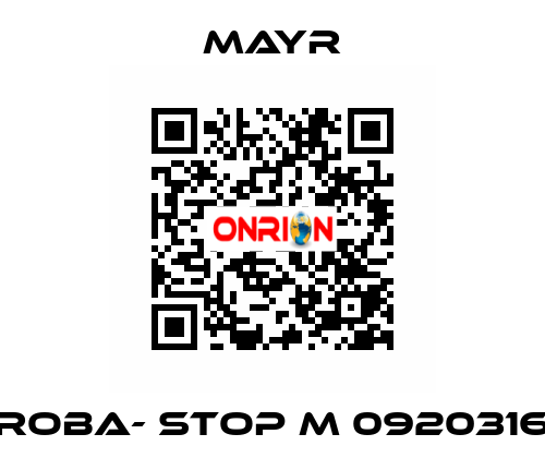 ROBA- stop M 0920316 Mayr