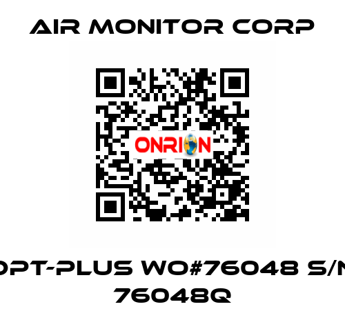 DPT-plus WO#76048 S/N 76048Q AIR MONITOR CORP
