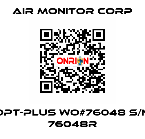 DPT-plus WO#76048 S/N 76048R AIR MONITOR CORP