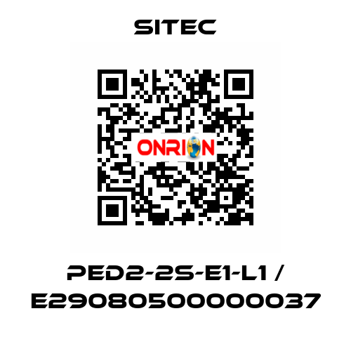 PED2-2S-E1-L1 / E29080500000037 SITEC