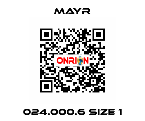 024.000.6 size 1 Mayr