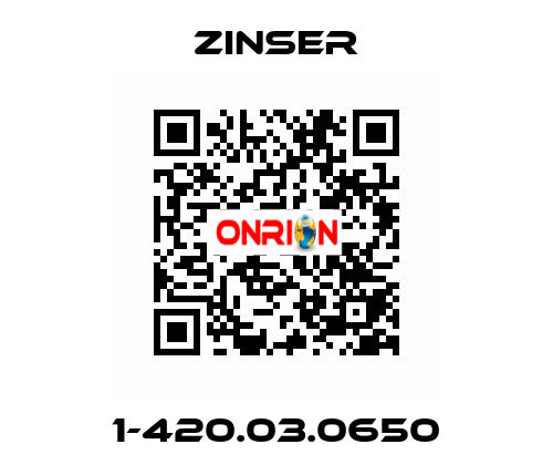 1-420.03.0650 Zinser