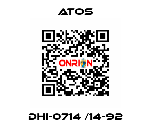 DHI-0714 /14-92 Atos