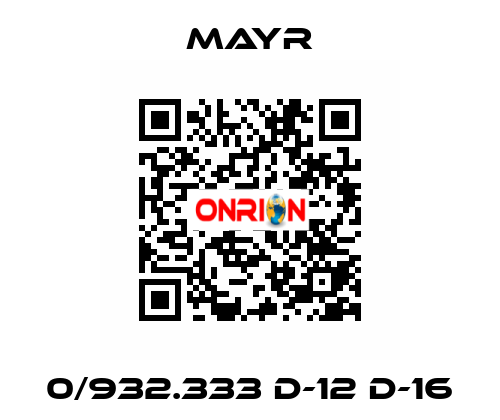 0/932.333 D-12 D-16 Mayr