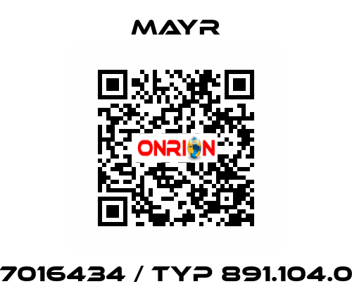 7016434 / Typ 891.104.0 Mayr