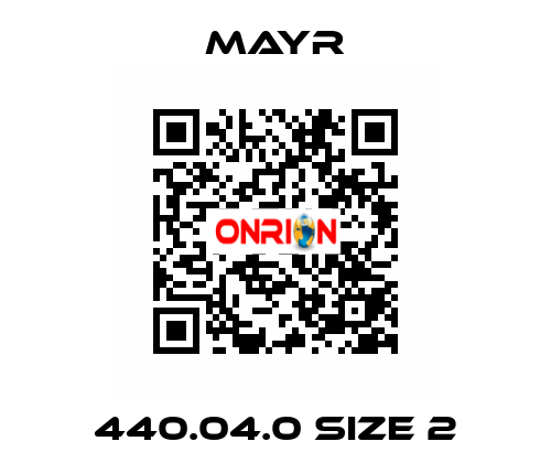 440.04.0 size 2 Mayr
