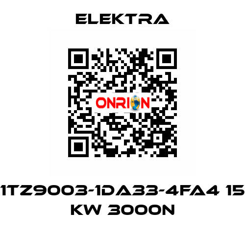 1TZ9003-1DA33-4FA4 15 kW 3000n ELEKTRA